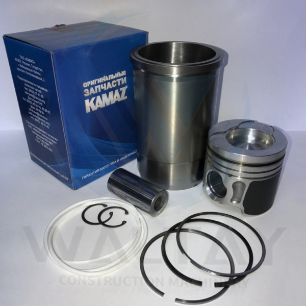 KamAZ Sleeve + Piston Set – Euro 4 | Thumb Slot | 1ml Piston Volume (740.602-1000128-01)